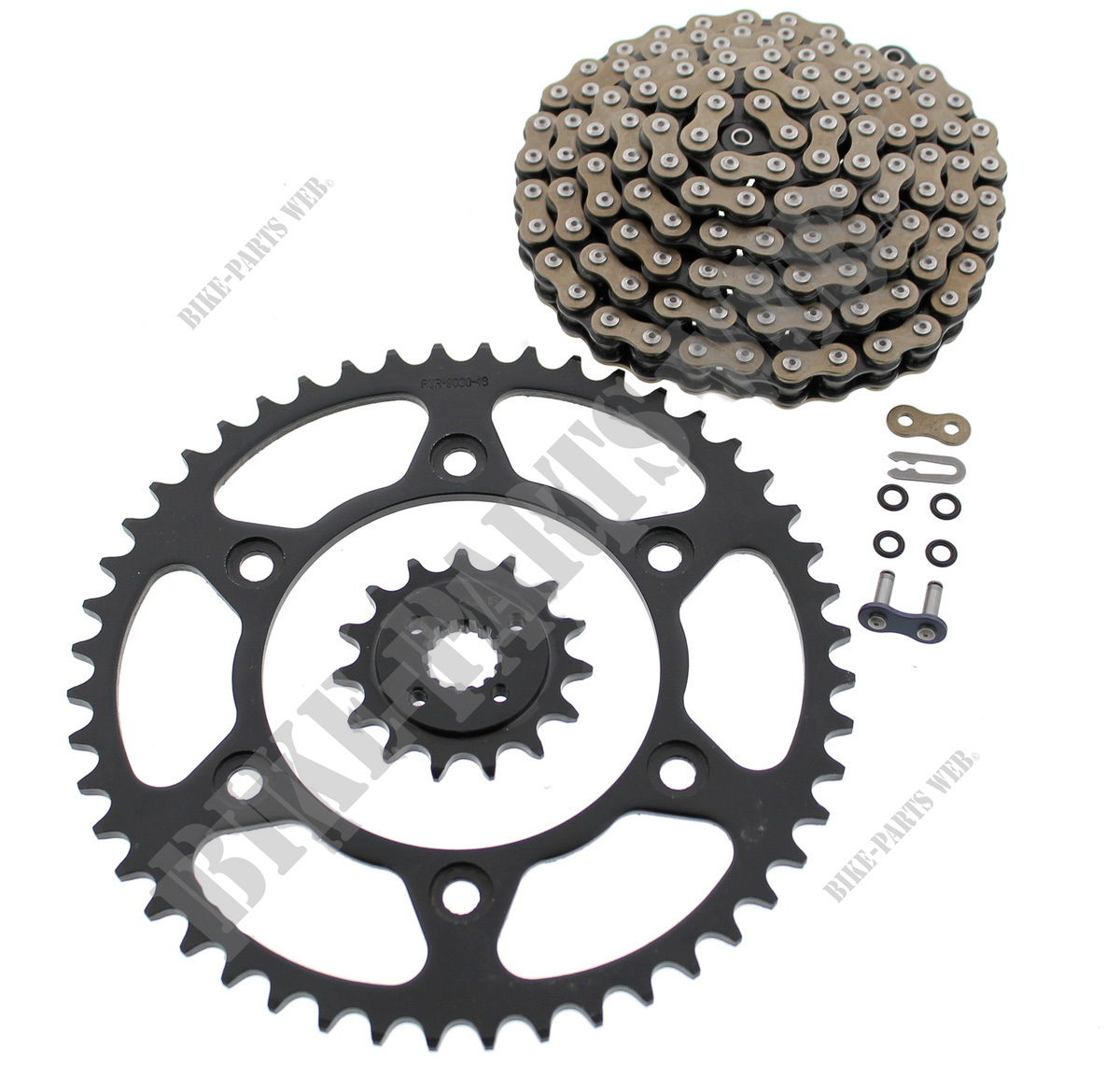 Transmission, chain kit reinforced X-ring XR600R 1985 to 1990  50 teeth - 